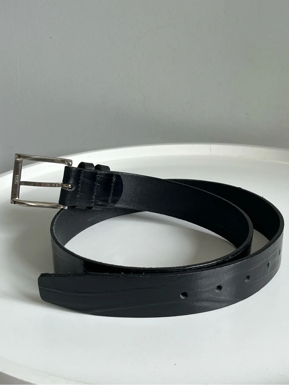 ARMOIR Fashion Canada Handcrafted Black Leather Belt 34 Old Money Classic